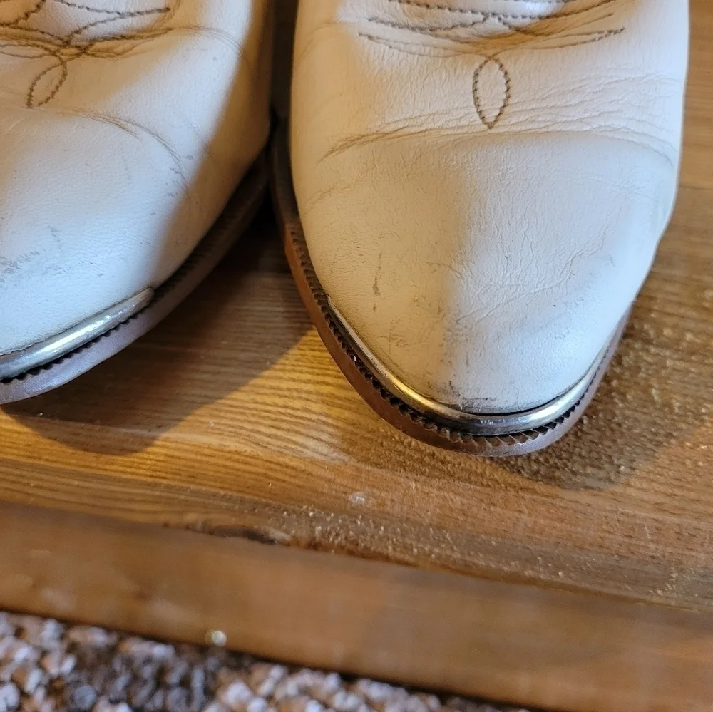 Dingo Vintage 80's ivory boot womens size 6.5 - Picture 8 of 16